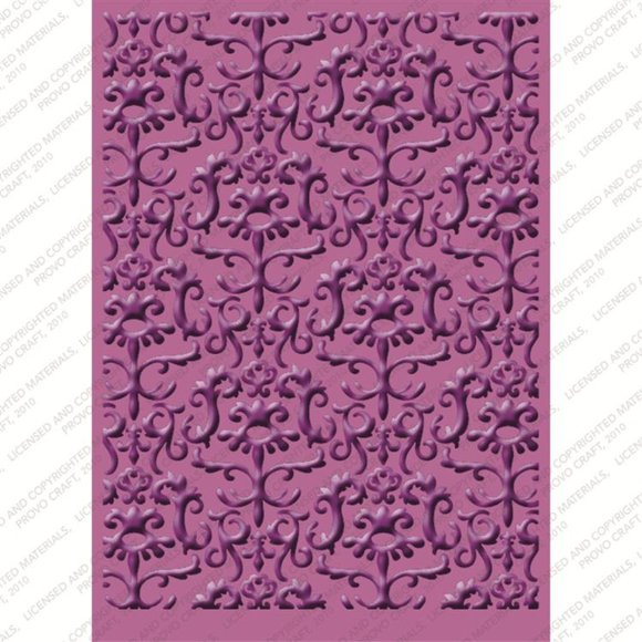 Cuttlebug 4-pc embossing folders - SENTIMENTALS - Picture 8 of 9